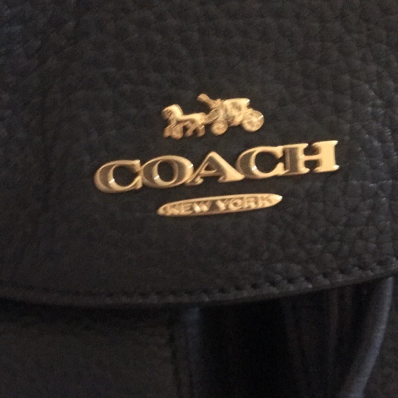 Coach backpack leather Billie in midnight Blue in Good condition - Picture 2 of 13